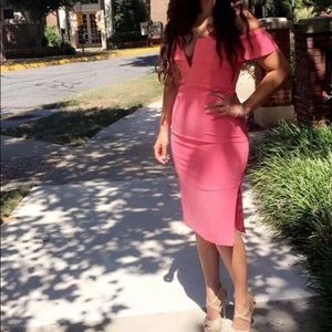 Bardot coral dress Sz 6